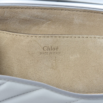 Chloe Calfskin Quilted Mini Drew Bijou Shoulder Bag Airy Grey 8 of 9