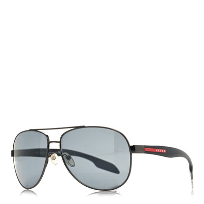 Prada Aviator Sunglasses SPS 53P Black 1 of 7