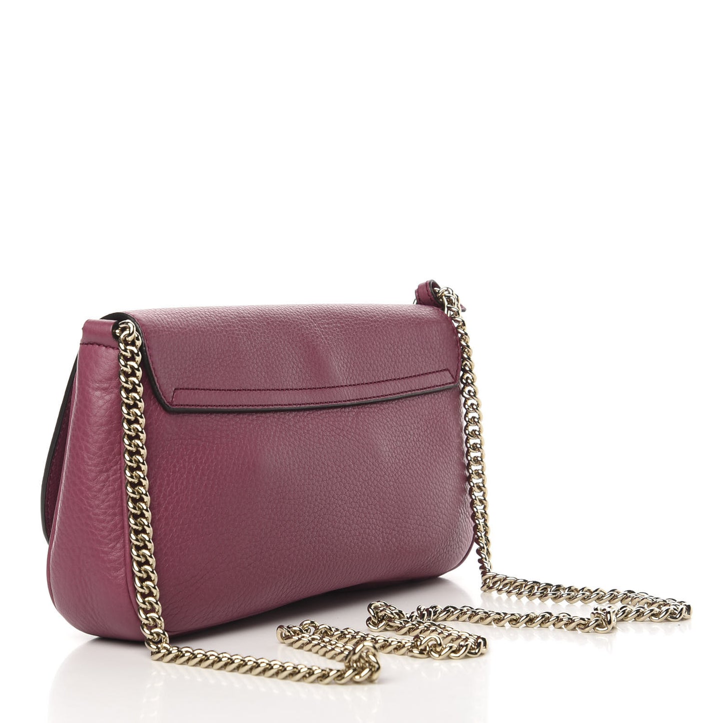 Pebbled Calfskin Medium Soho Flap Crossbody Peonia Flower