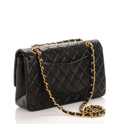 Chanel Lambskin Quilted Medium Double Flap Black 3 of 11