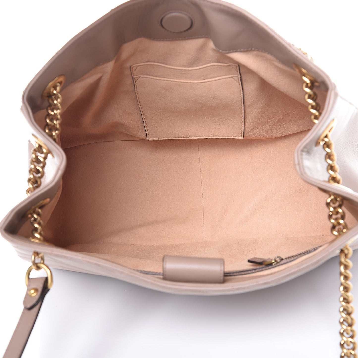 Calfskin Matelasse Medium GG Marmont Shoulder Tote Bag Porcelain Rose