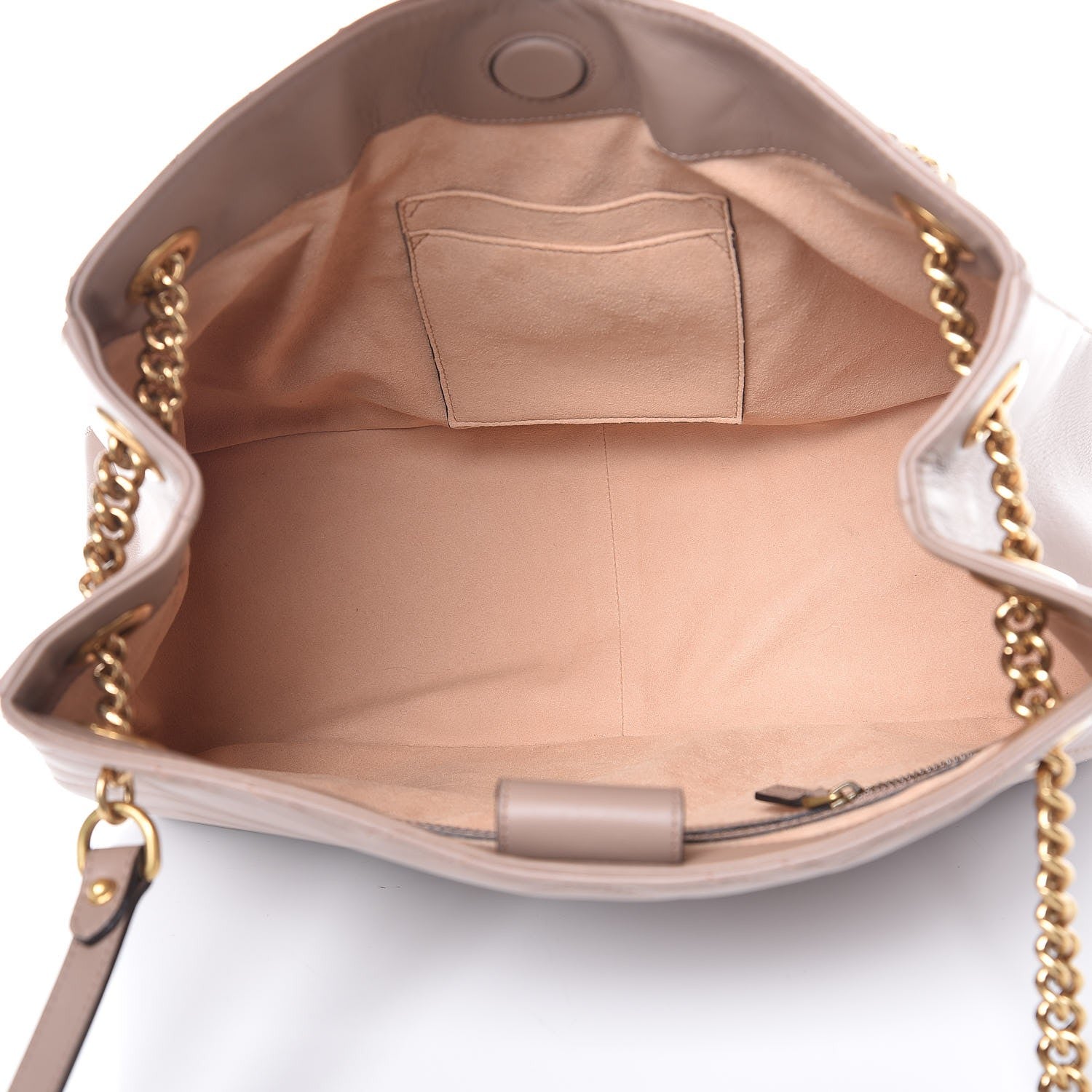 Gucci Calfskin Matelasse Medium GG Marmont Shoulder Tote Bag Porcelain Rose 5 of 8