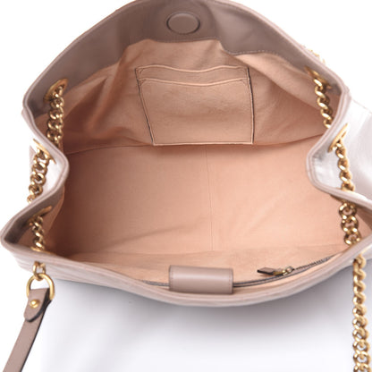 Gucci Calfskin Matelasse Medium GG Marmont Shoulder Tote Bag Porcelain Rose 5 of 8