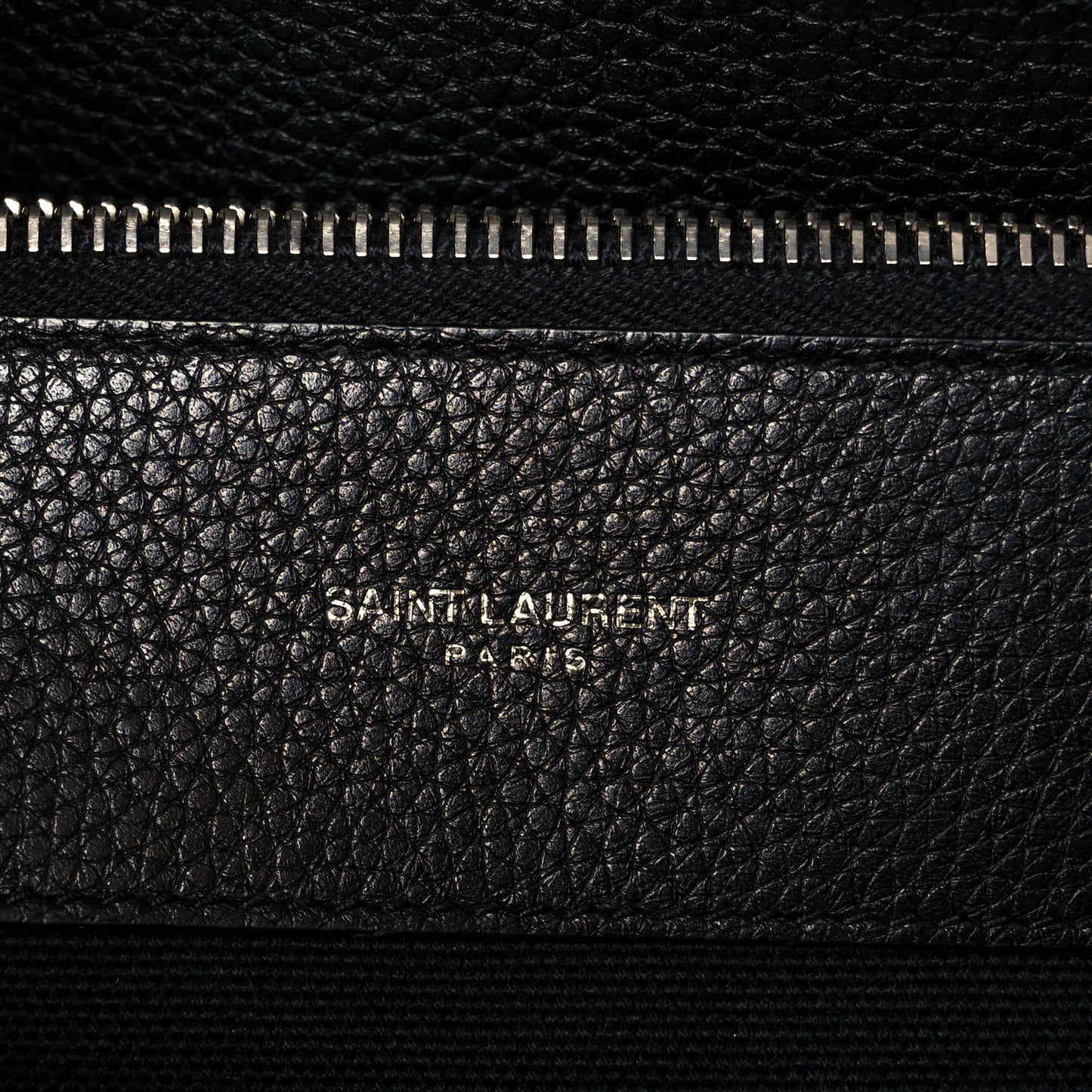 Grained Calfskin Small Supple Sac De Jour Black