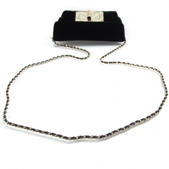 Velvet Quilted 2.55 Evening Clutch Bag