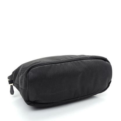 Hermes Cotton Canvas Bolide Travel Cosmetic Pouch Black 4 of 12