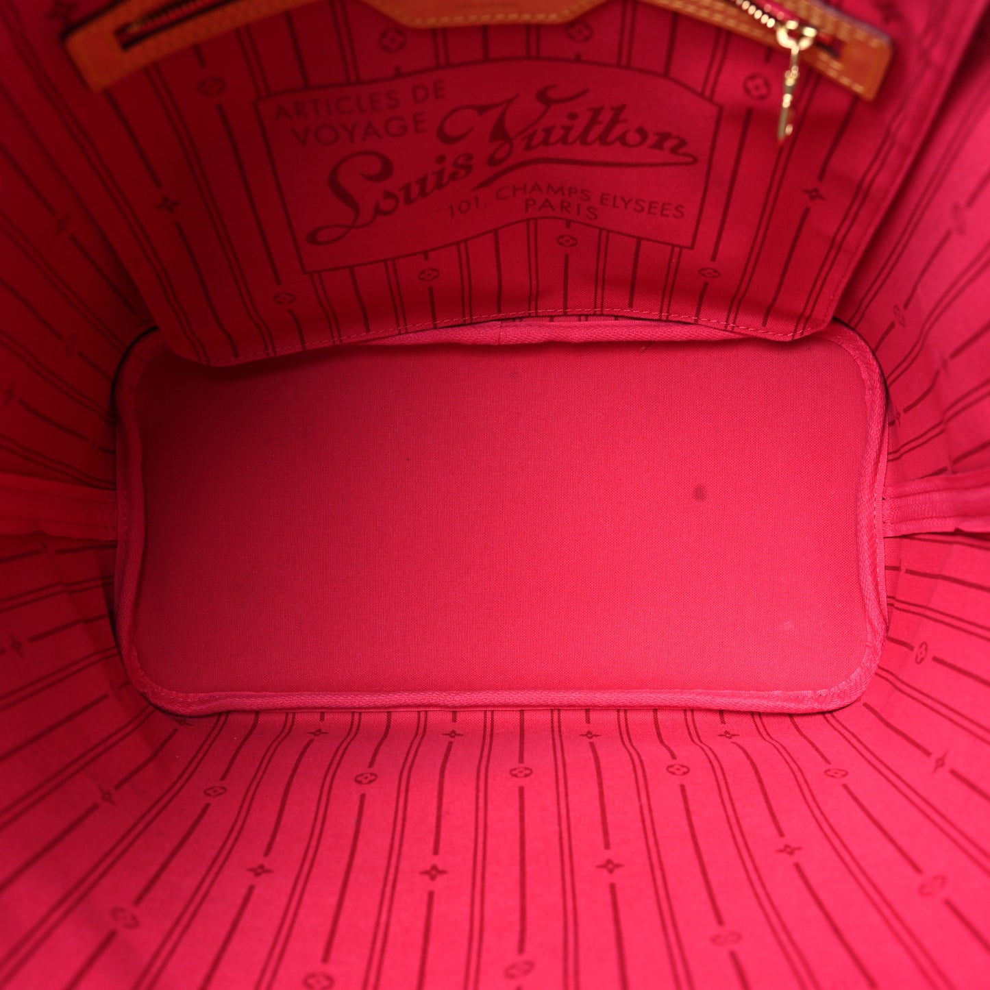 Monogram My LV Heritage Neverfull MM  Fuchsia Orange