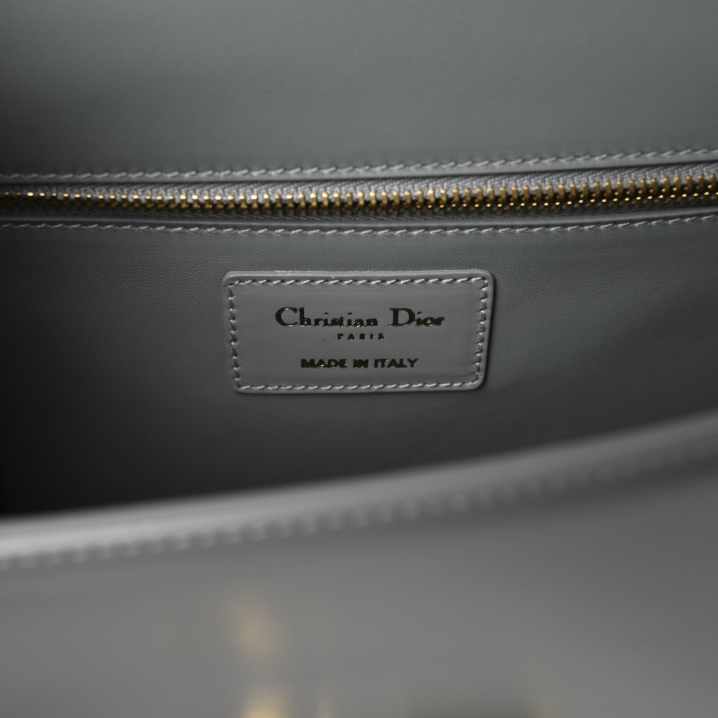 Smooth Calfskin 30 Montaigne Flap Bag Gray