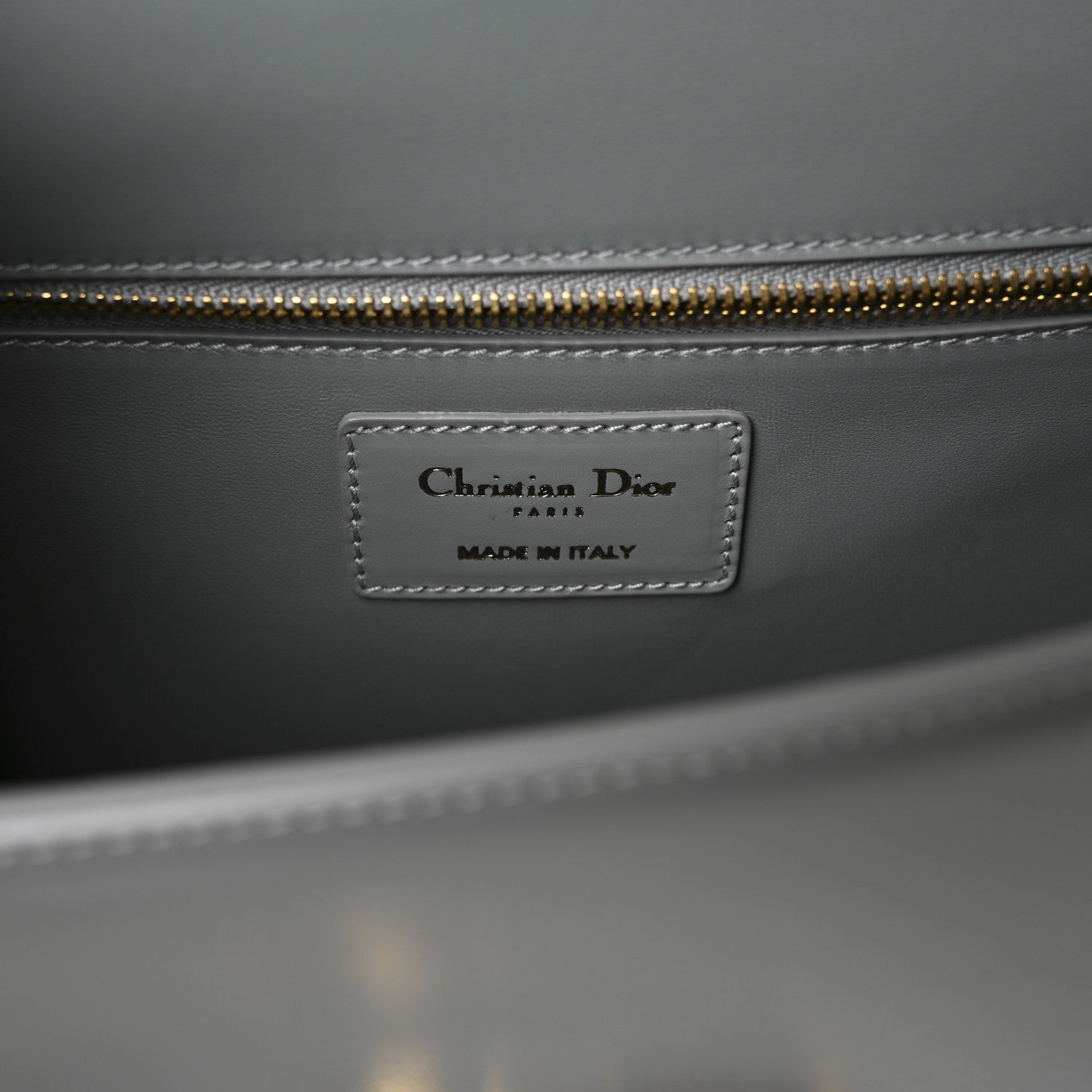 Christian Dior Smooth Calfskin 30 Montaigne Flap Bag Gray 6 of 10