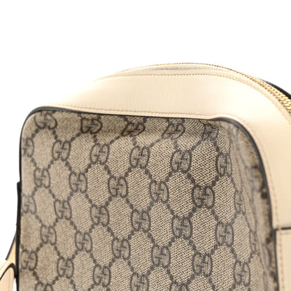 Gucci GG Supreme Monogram Small Horsebit 1955 Shoulder Bag Beige Mystic White 12 of 12