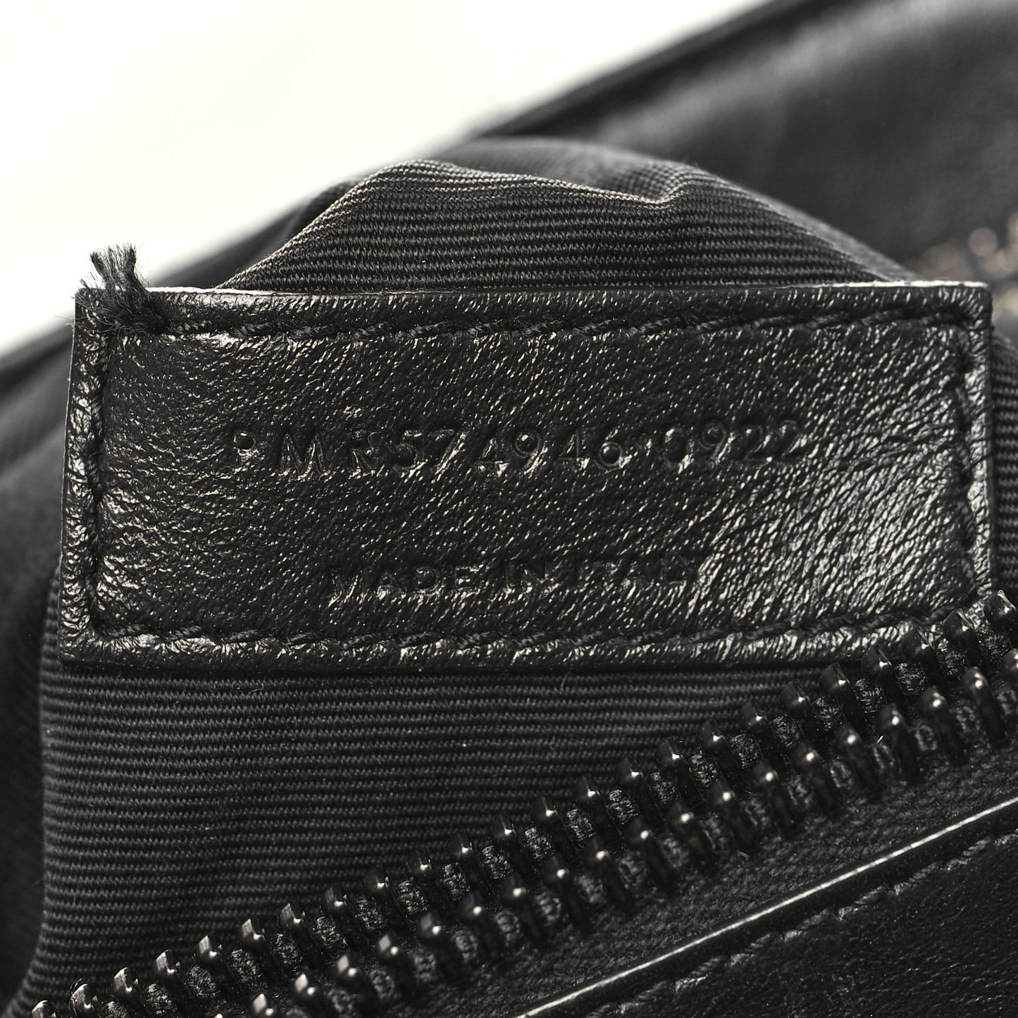 Calfskin Y Quilted Monogram Monochrome Medium Loulou Chain Satchel Black