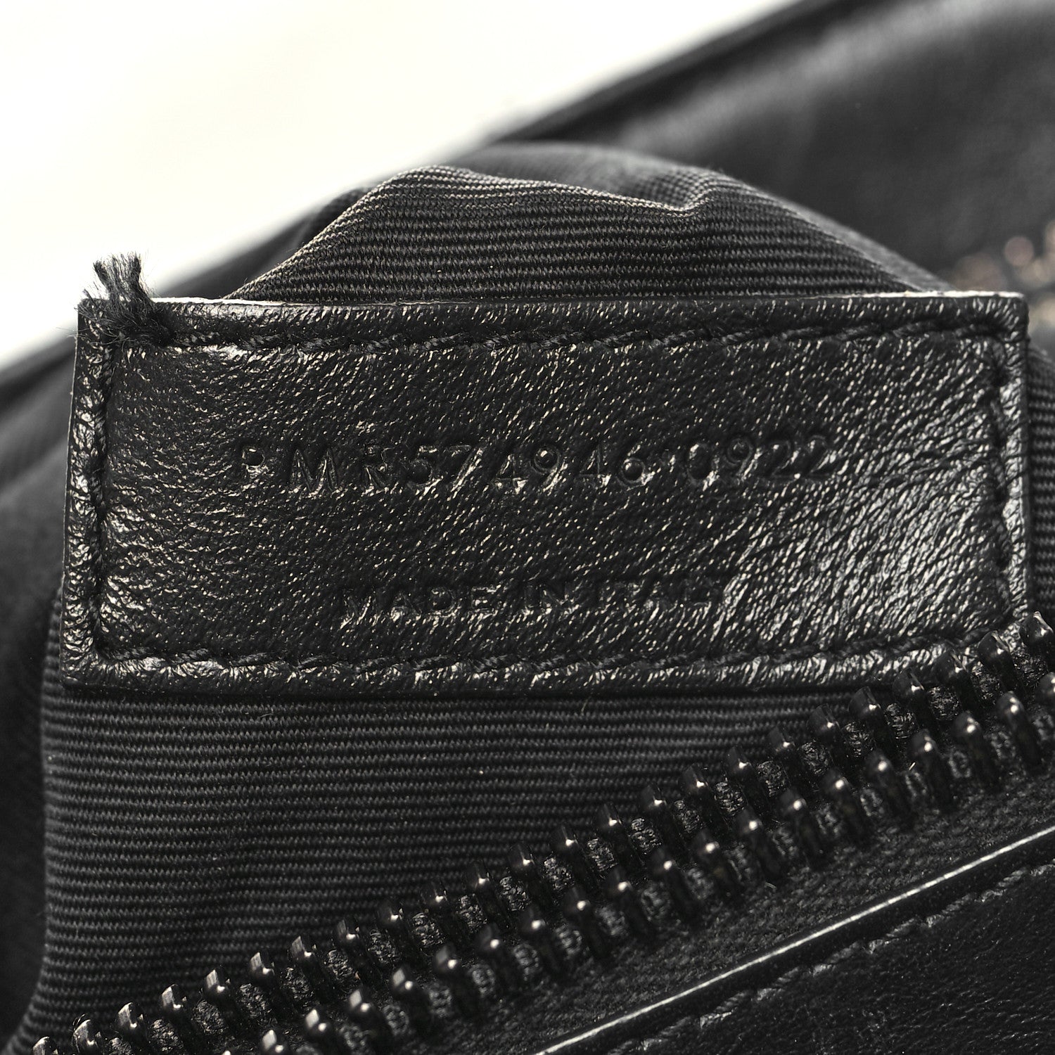 Saint Laurent Calfskin Y Quilted Monogram Monochrome Medium Loulou Chain Satchel Black 7 of 10