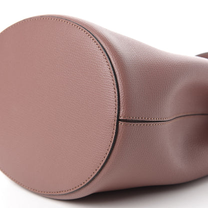 Burberry Calfskin Small Lorne Bucket Crossbody Light Elderberry 7 of 10