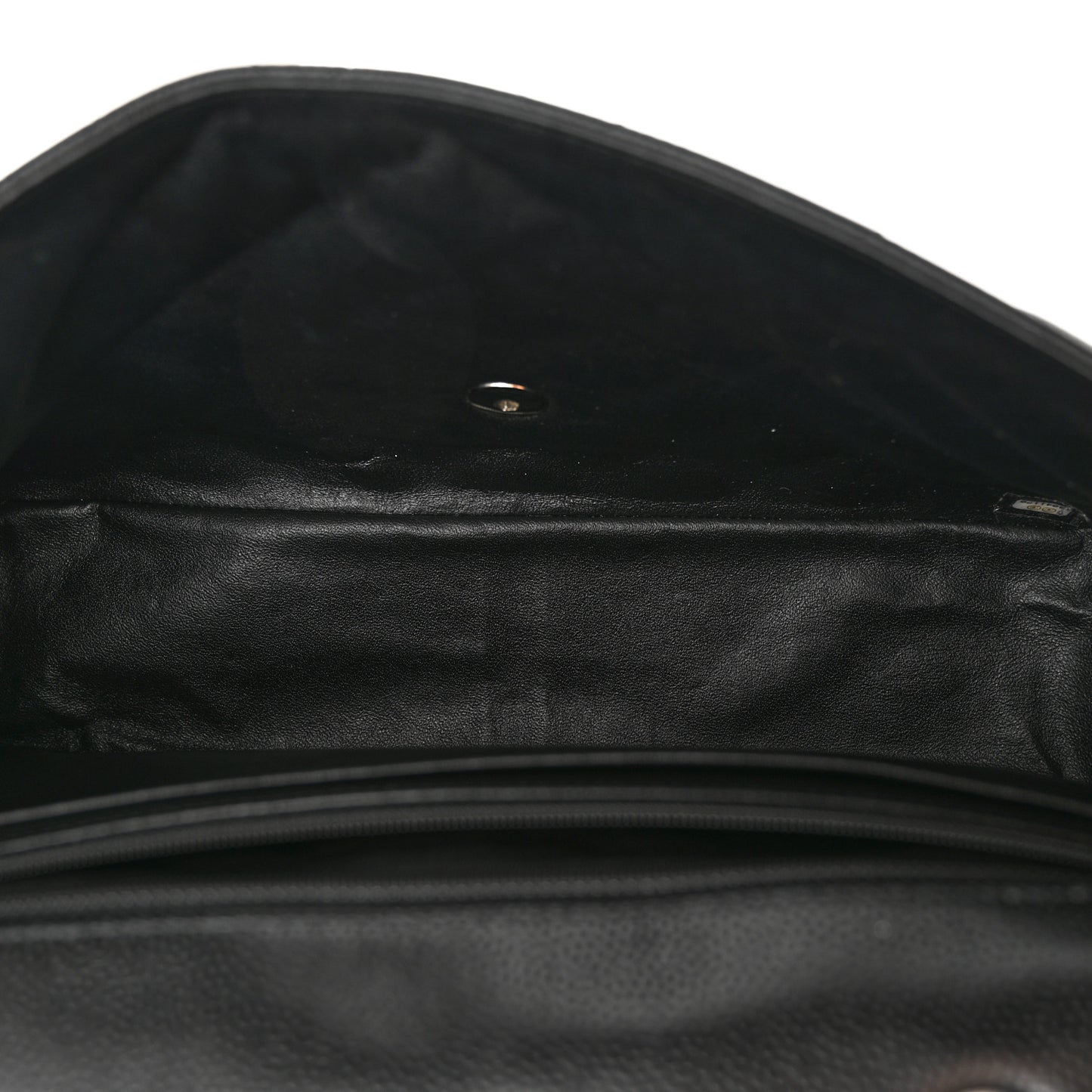 Caviar Quilted Jumbo Single Flap Black
