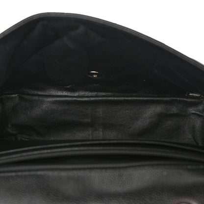 Chanel Caviar Quilted Jumbo Single Flap Black 5 of 10