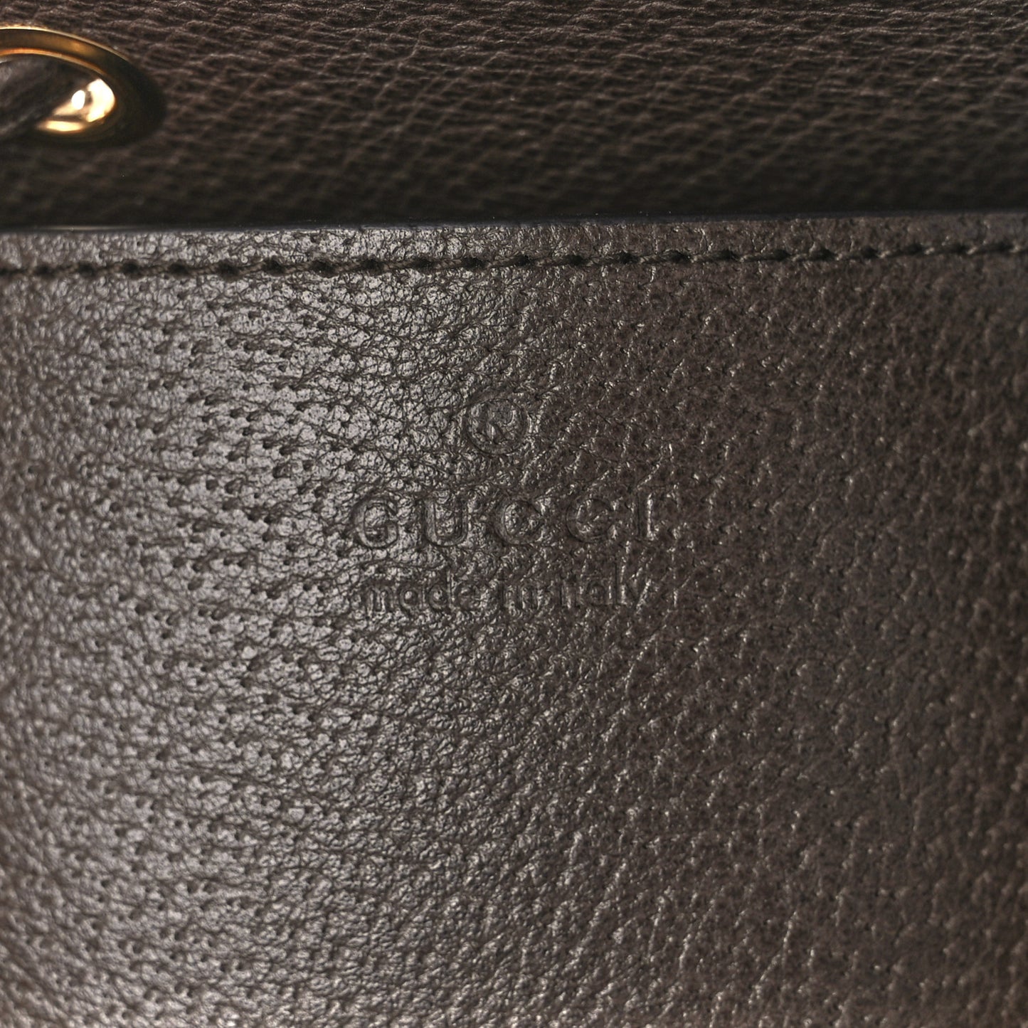GG Supreme Monogram Web Small Ophidia Bucket Bag Brown