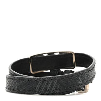 Louis Vuitton Damier Graphite Sign It Bracelet 2 of 6