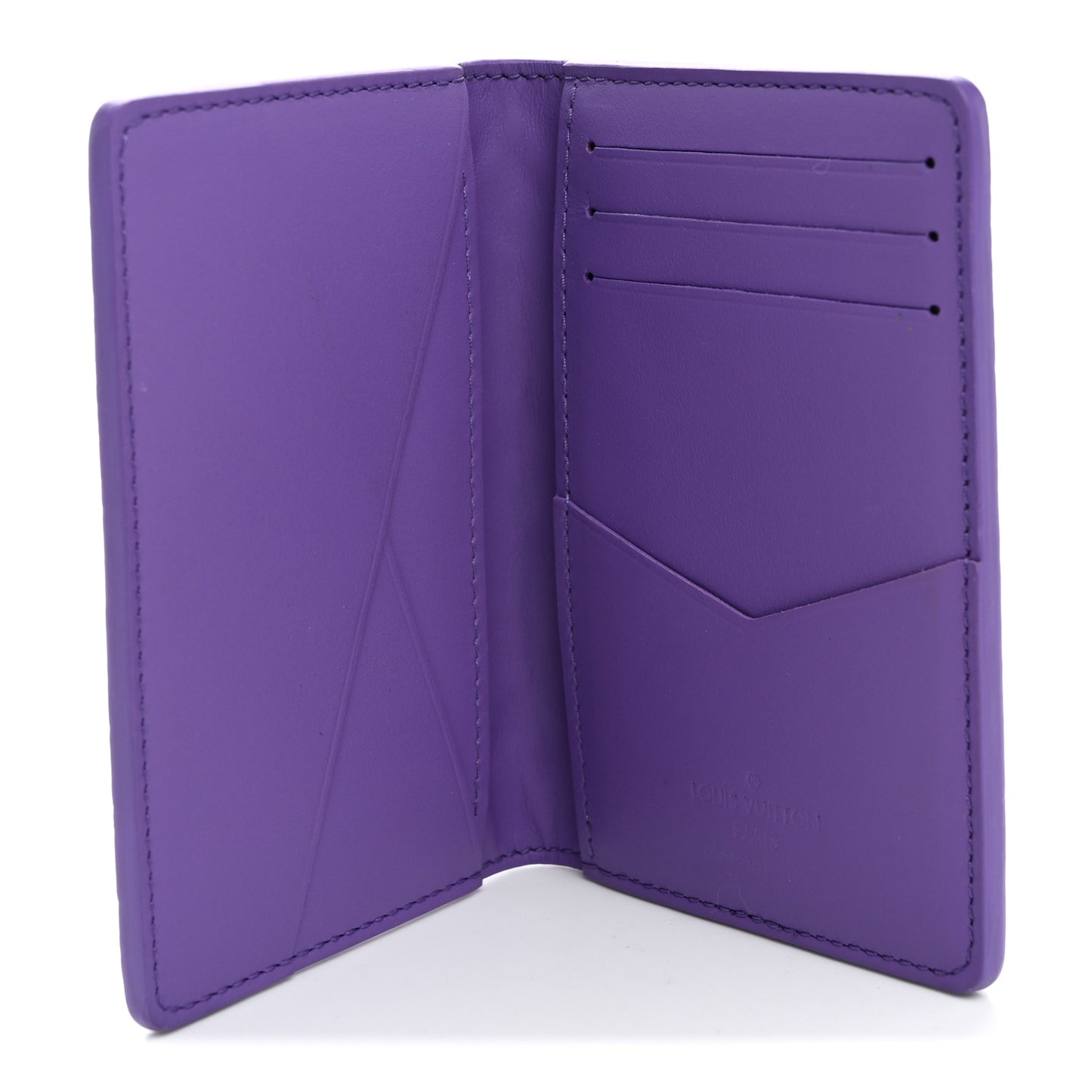 Taurillon Monogram Pocket Organizer Violet