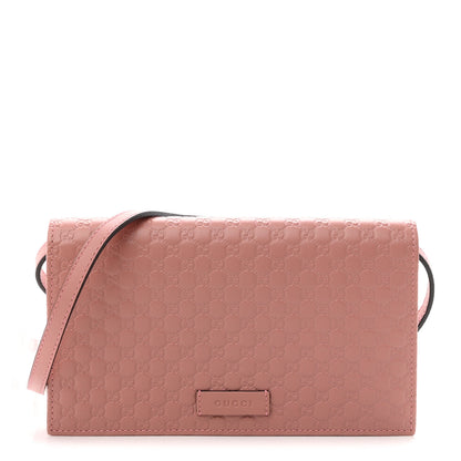 Gucci Microguccissima Crossbody Wallet Soft Pink Soft Pink 1 of 10