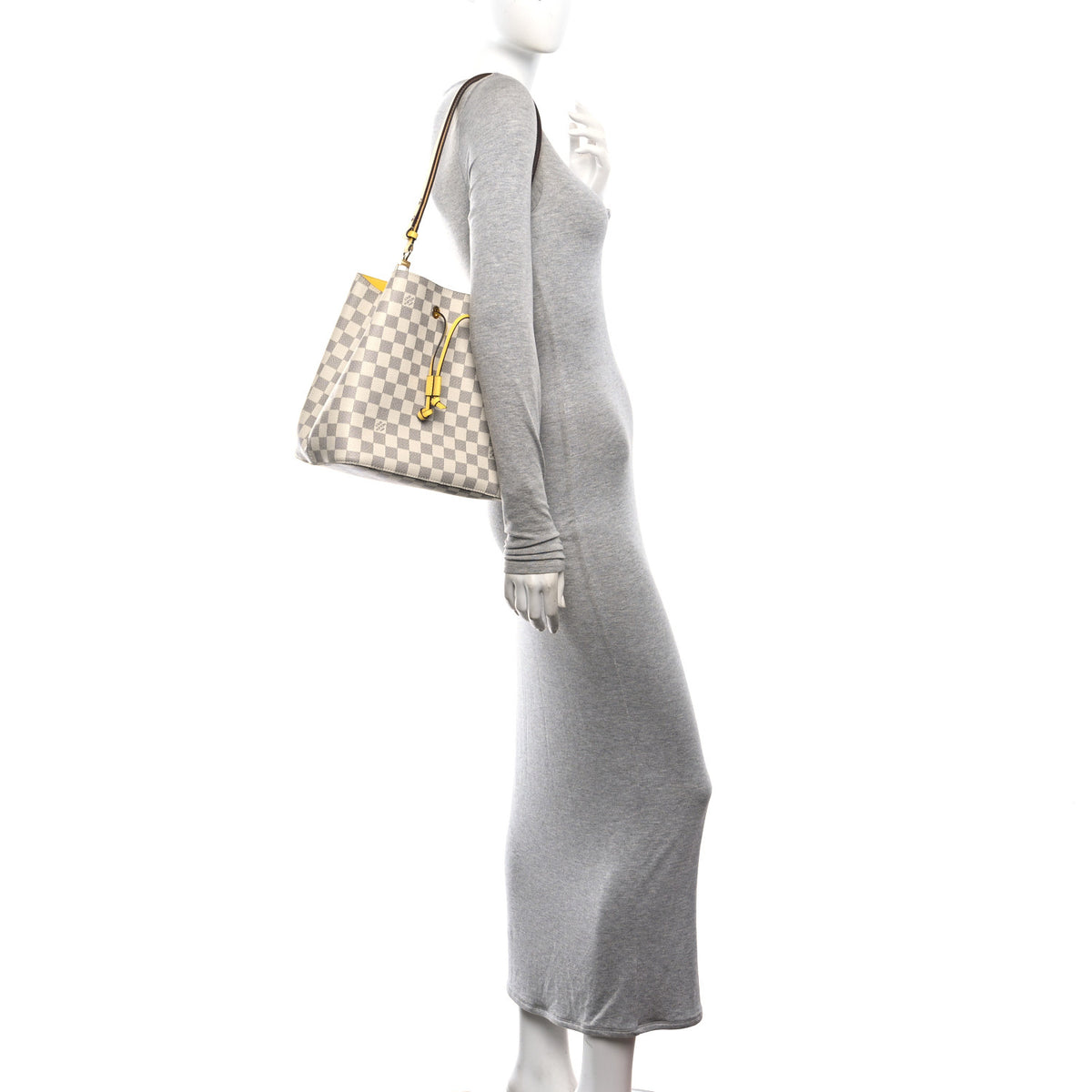 Louis Vuitton Damier Azur Neonoe MM Pineapple 2 of 9