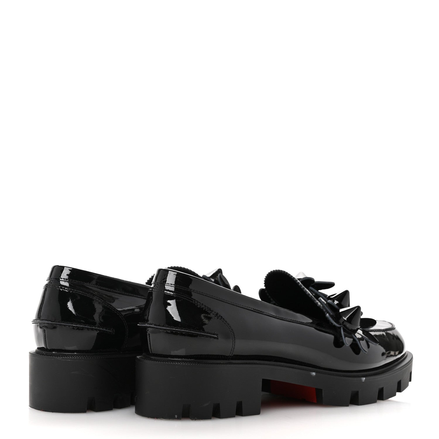 Christian Louboutin Patent Daisy Loafers 41 Black 5 of 10