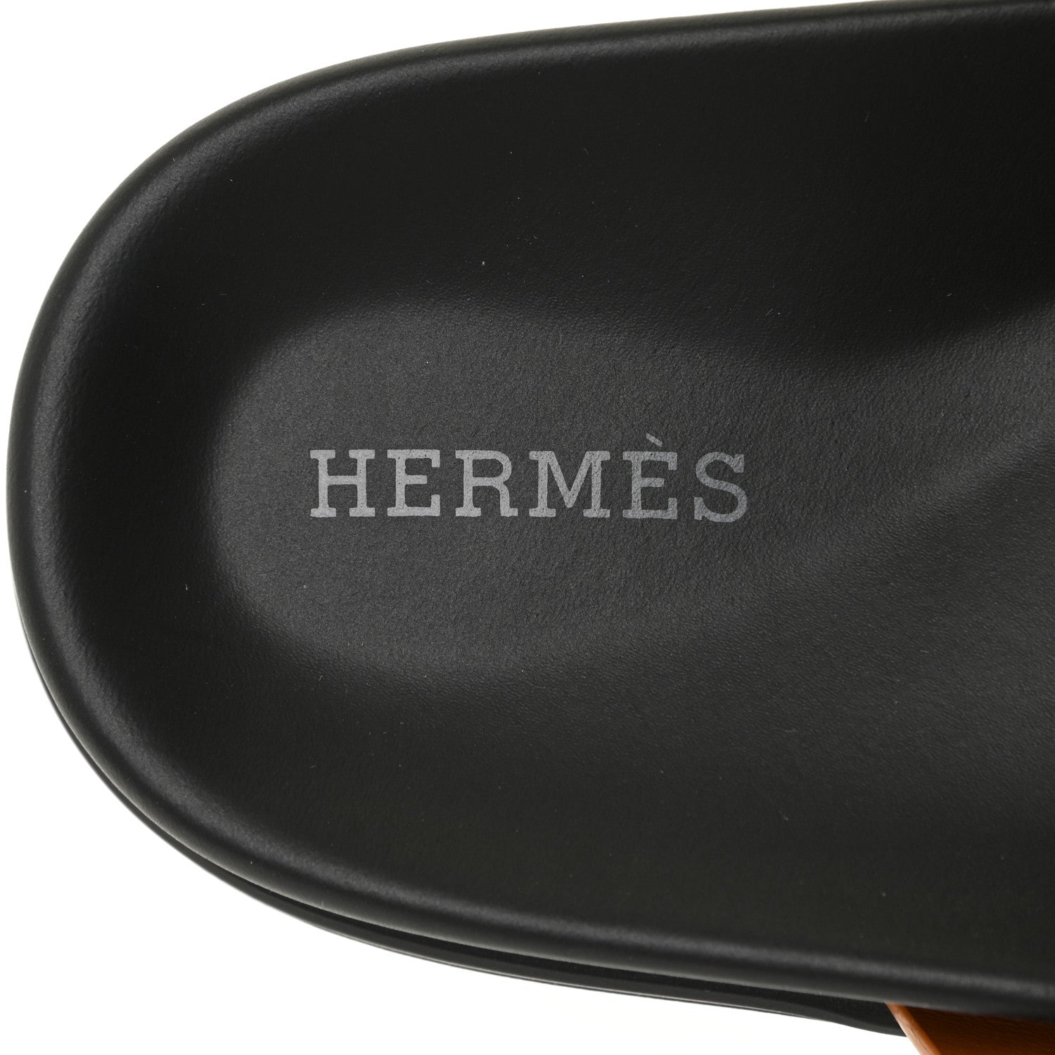 Hermes Calfskin Womens Chypre Sandals 37.5 Gold 9 of 10