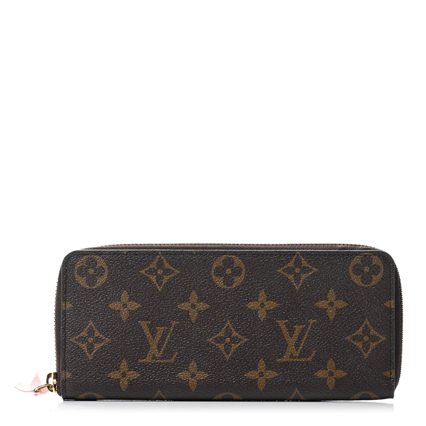 Monogram Clemence Wallet Rose Ballerine