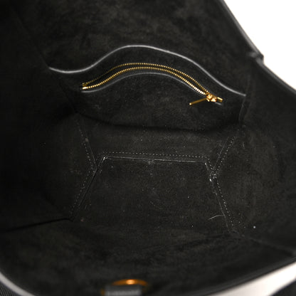 Celine Soft Grained Calfskin Small Sangle Bucket Bag Black 8 of 14