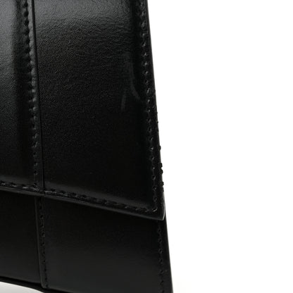 Balenciaga Shiny Box Calfskin Hourglass Top Handle Bag XS Black 12 of 13