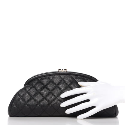 Chanel Caviar Quilted Timeless Clutch Black 2 of 10