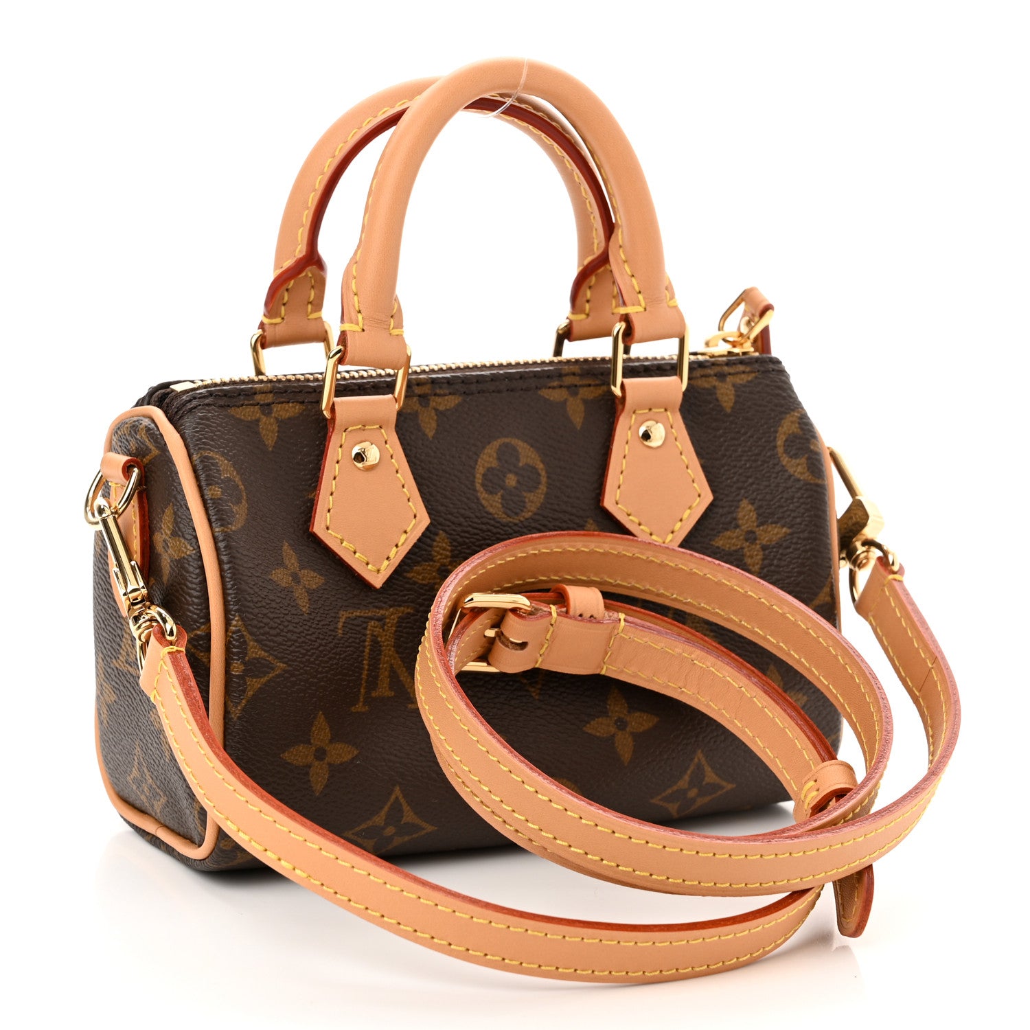 Louis Vuitton Monogram Nano Speedy Bandouliere 3 of 10