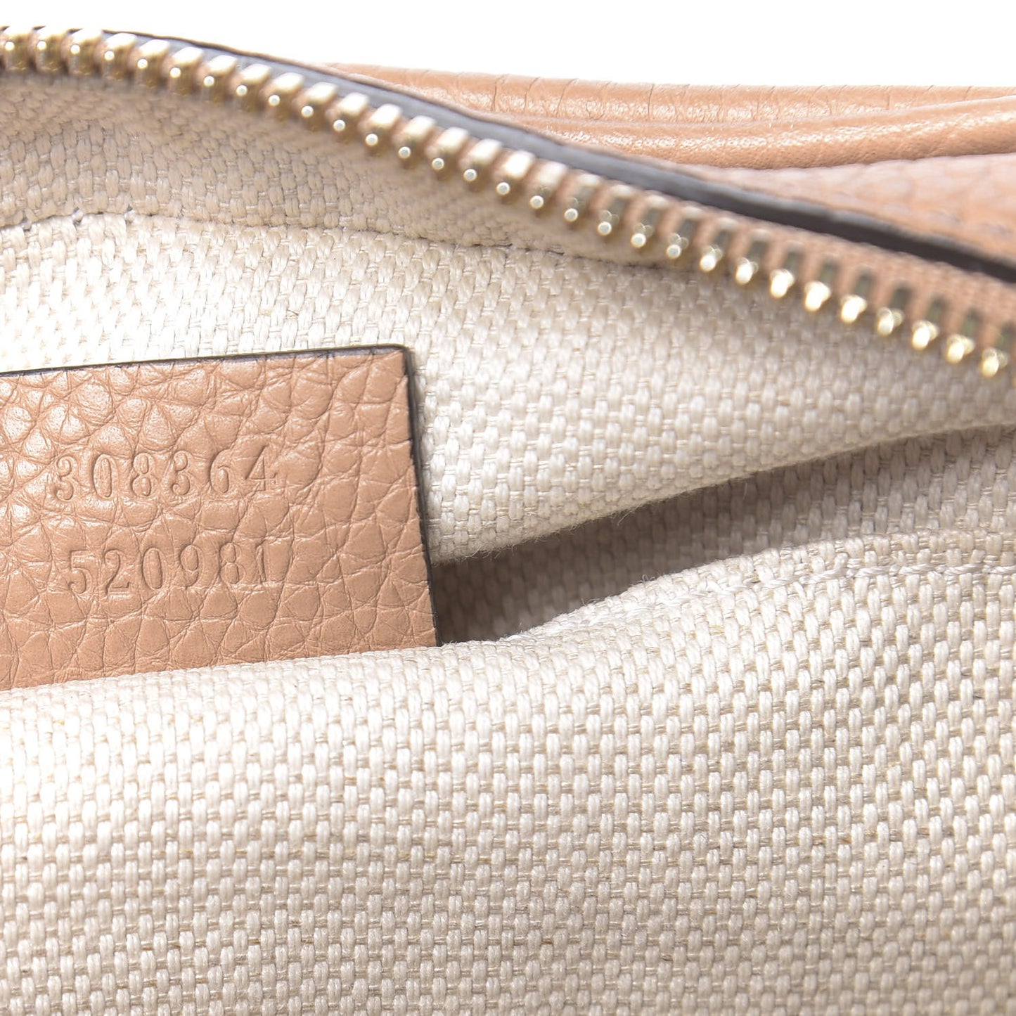 Pebbled Calfskin Small Soho Disco Bag Camelia