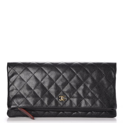 Chanel Caviar Quilted CC Beauty Clutch Black 1 of 8