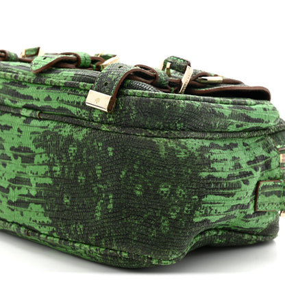 Mulberry Lizard Print Camera Bag Grass Green 9 of 9