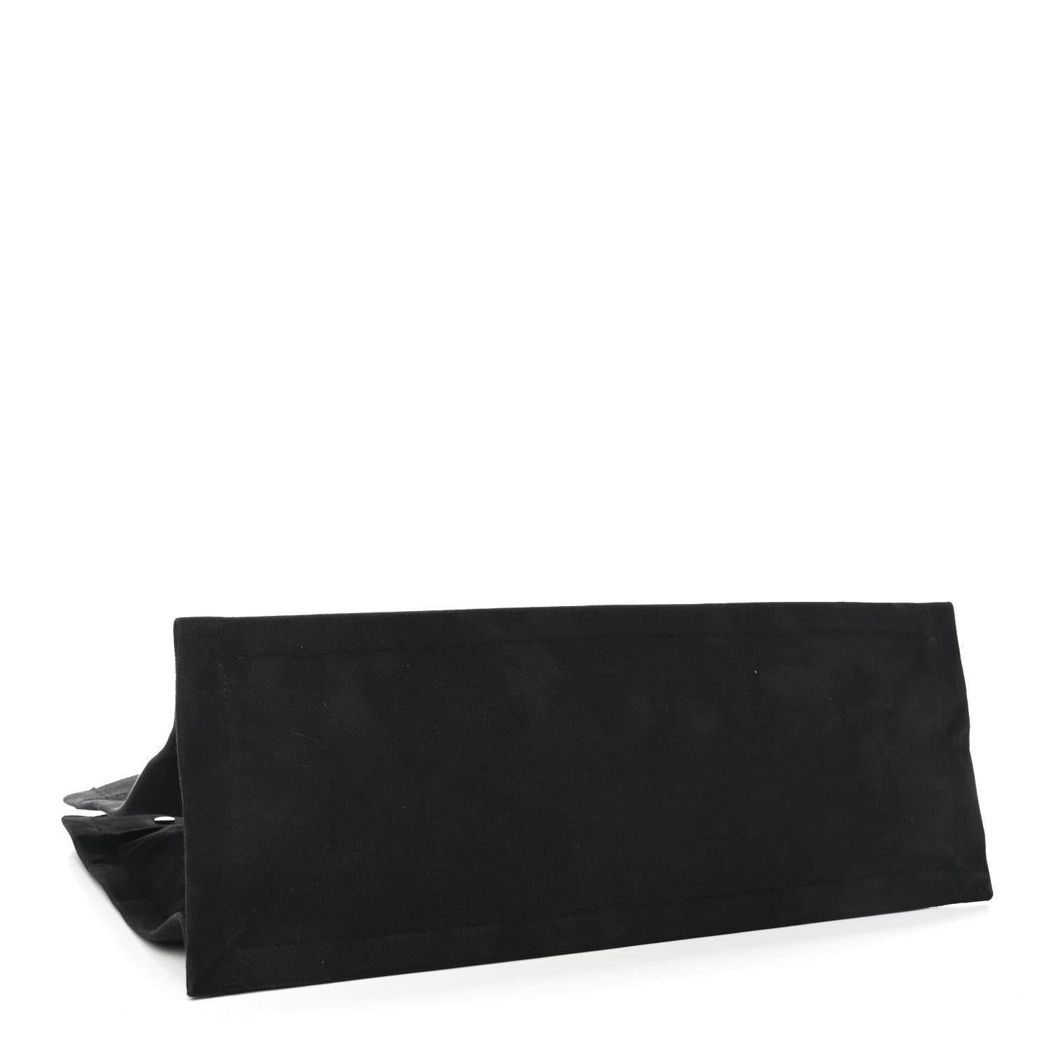 Saint Laurent Linen Calfskin Rive Gauche Tote Black 4 of 9