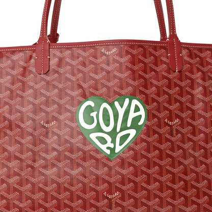 Goyard Goyardine Coeur Saint Louis GM Red 9 of 11
