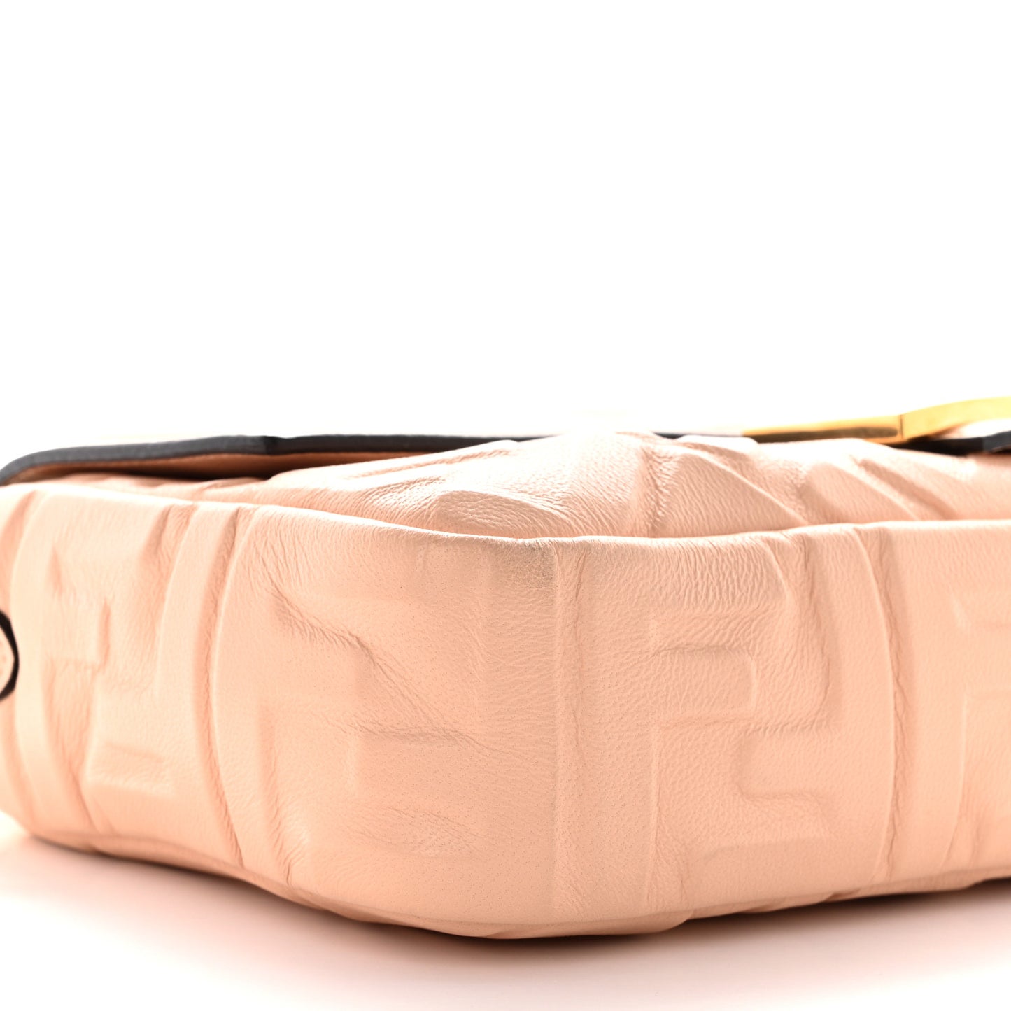 Nappa FF 1974 Embossed Baguette Baby Pink