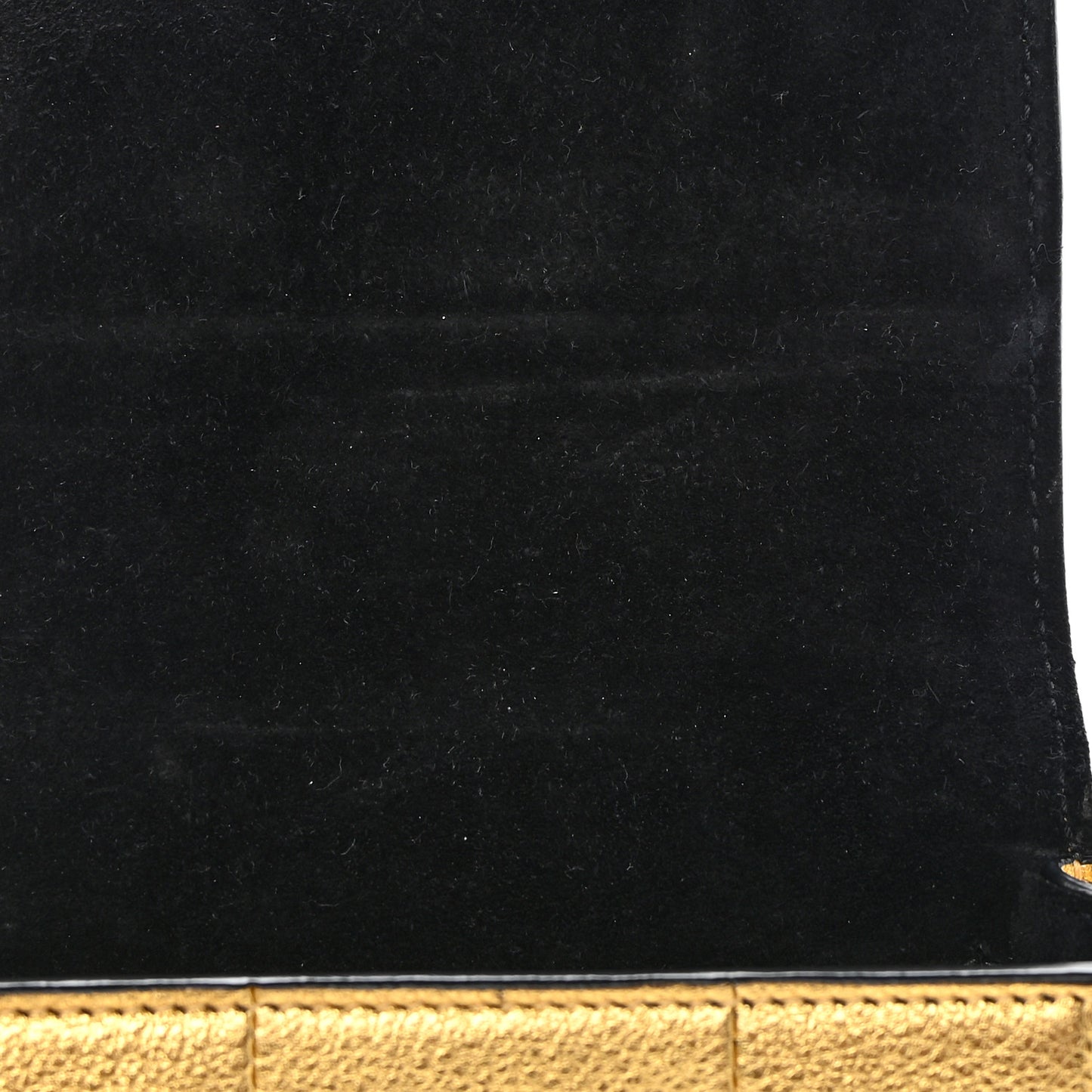 Metallic Grained Calfskin Mini Betty Satchel Gold