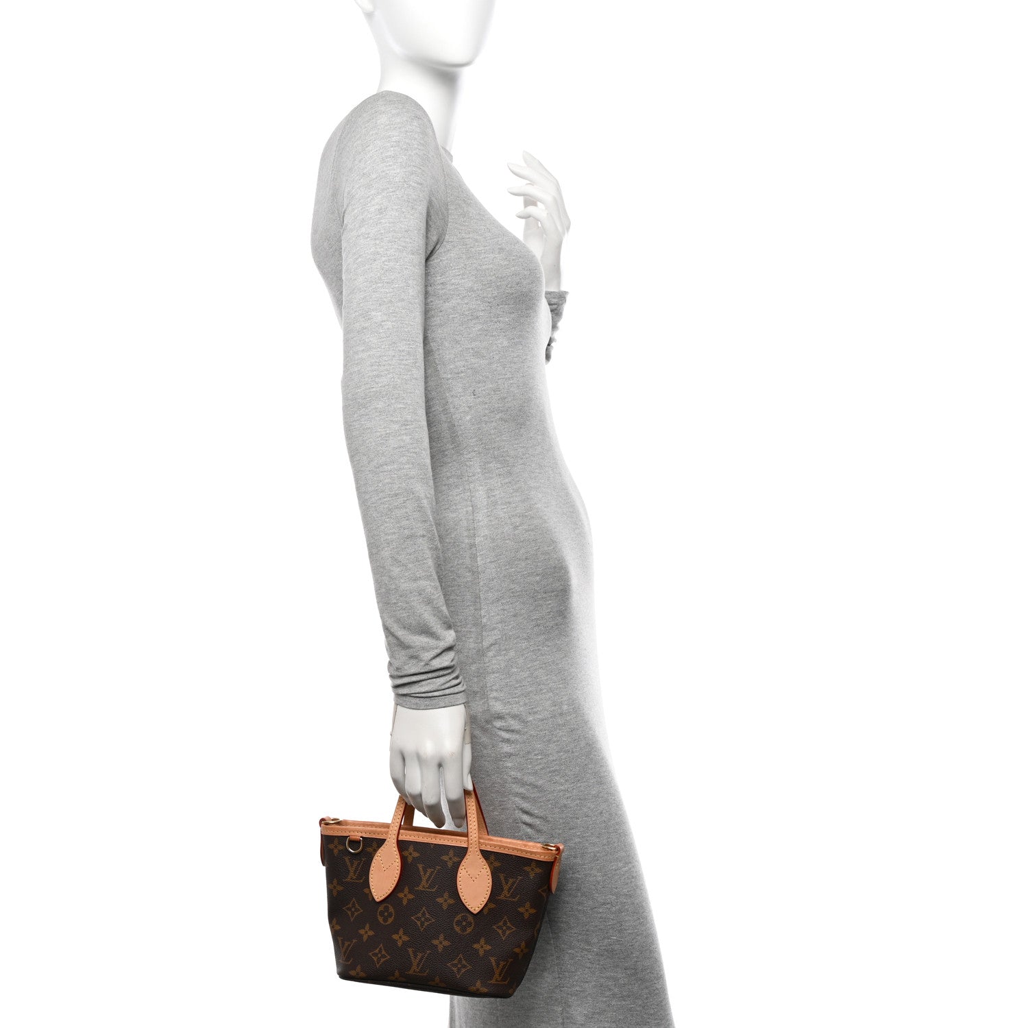 Louis Vuitton Monogram Neverfull BB Beige 2 of 10
