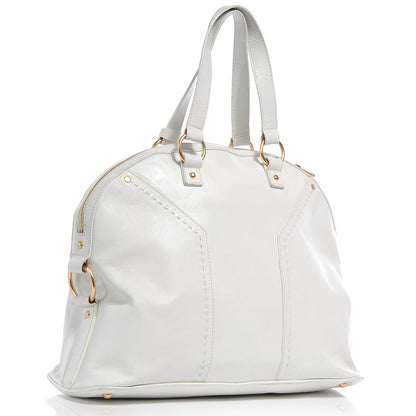 Saint Laurent Leather Large Muse Ivory 4 of 8