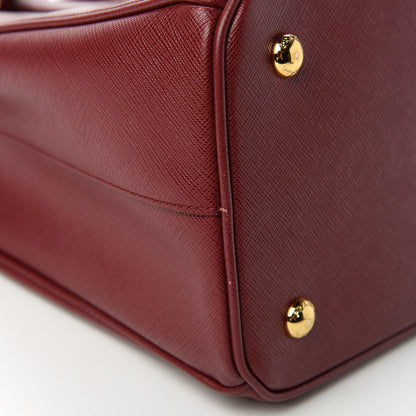 Prada Saffiano Lux Medium Tote Cherry 13 of 13