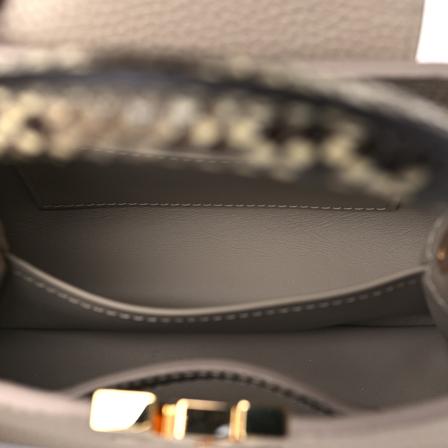 Louis Vuitton Taurillon Snakeskin Mini Capucines Galet 5 of 8