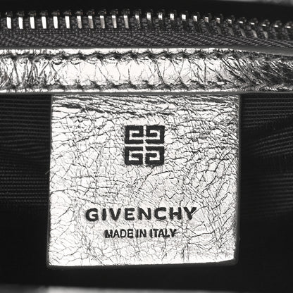Givenchy Crystal Embellished Mini Lock Antigona Shoulder Bag Silvery Grey 6 of 8
