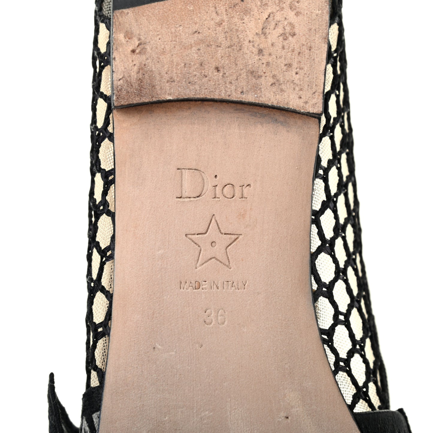 Resille Ribbon Miss J'Adior Ballet Flat 36 Black