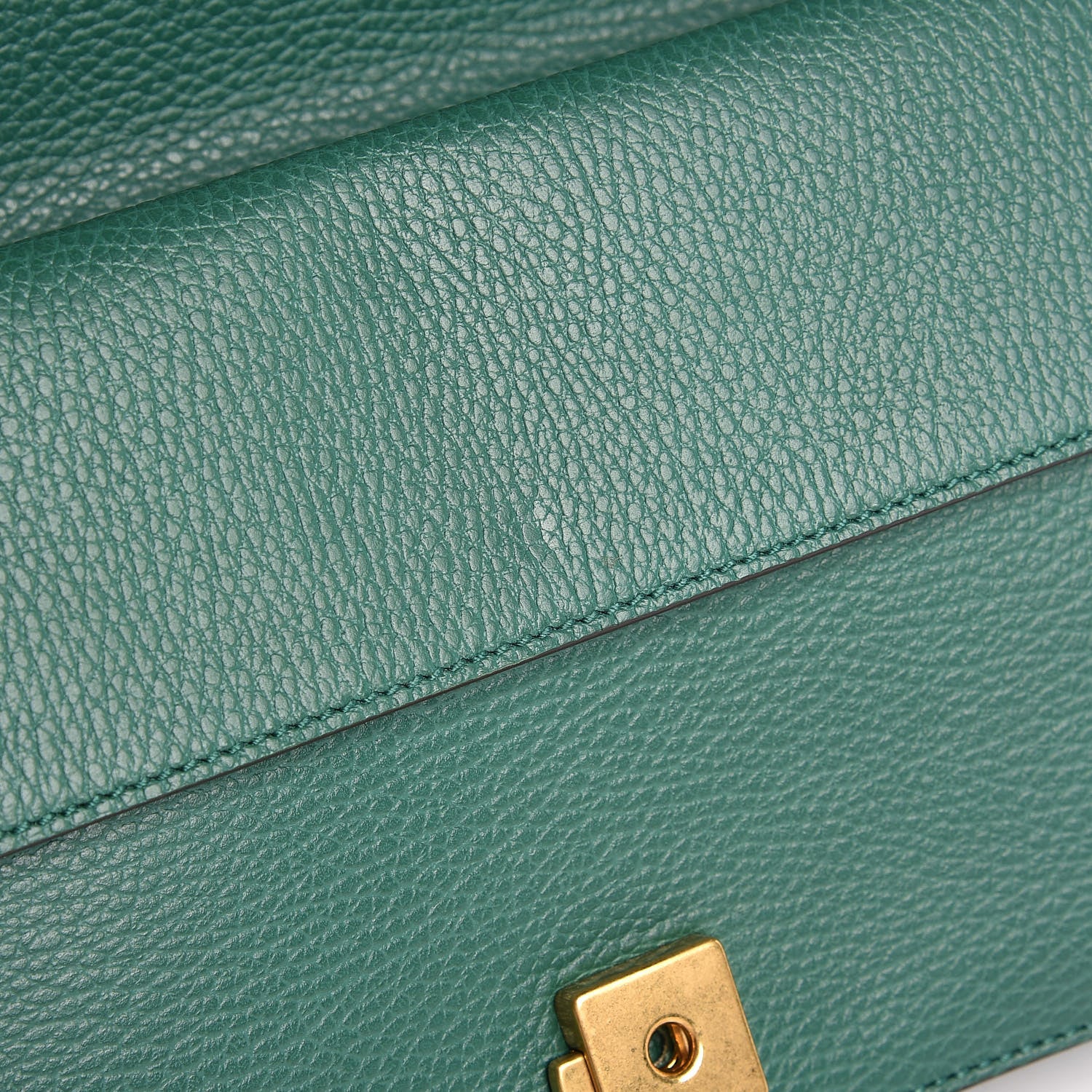 Gucci Pebbled Calfskin Small Dionysus Shoulder Bag Emerald 9 of 10