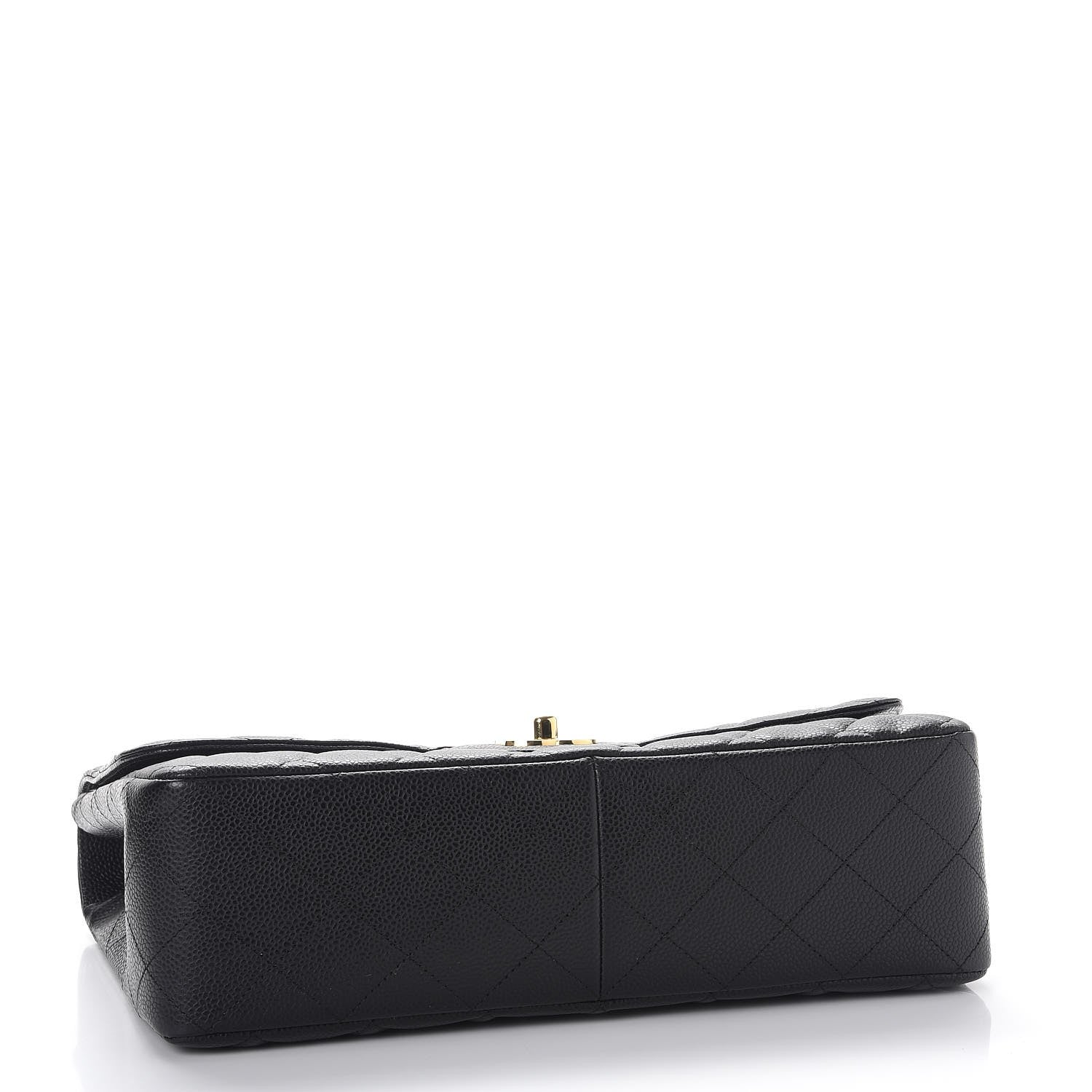 Chanel Caviar Quilted Jumbo Single Flap Black 4 of 8