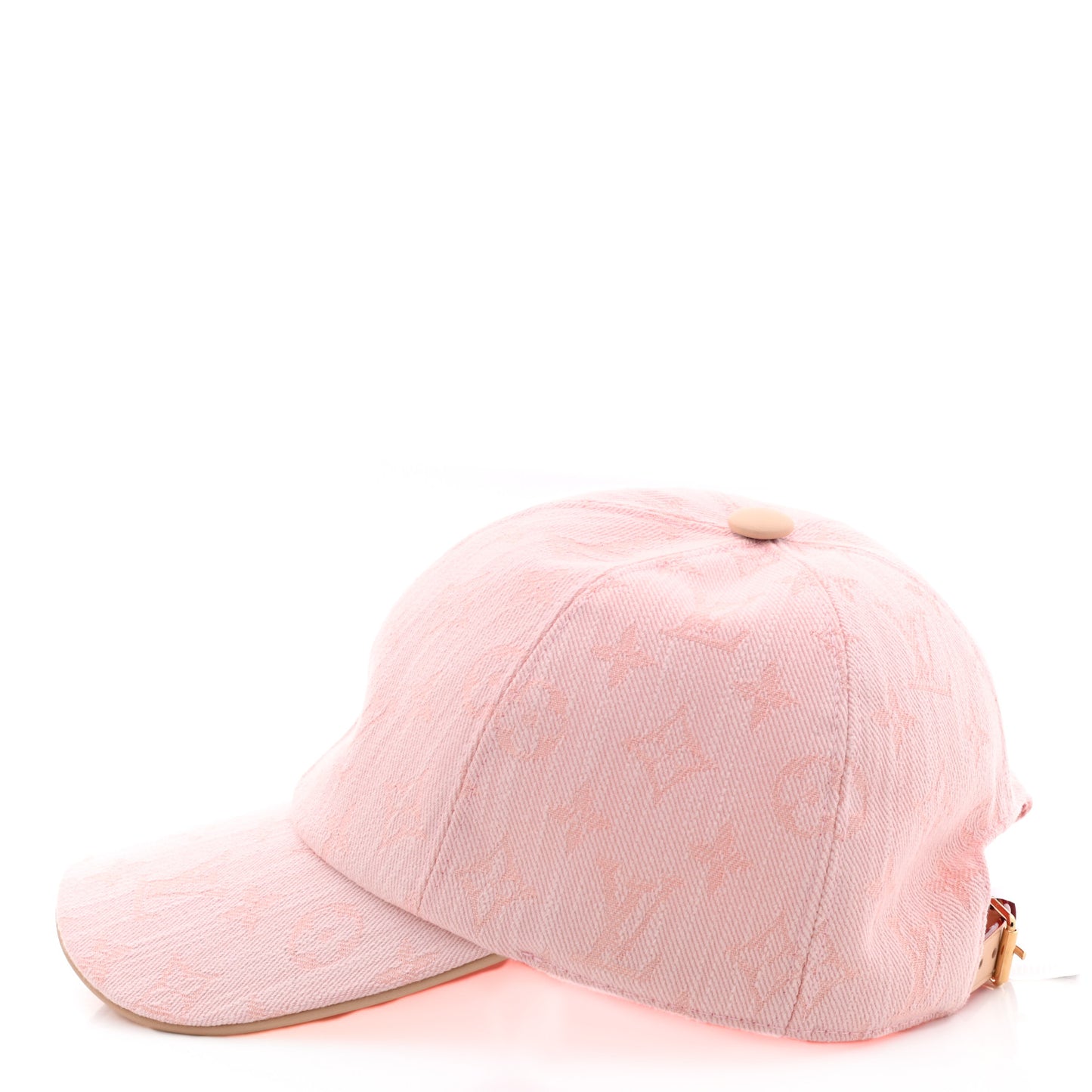 Cotton Monogram Jacquard Be My Cap M Pink
