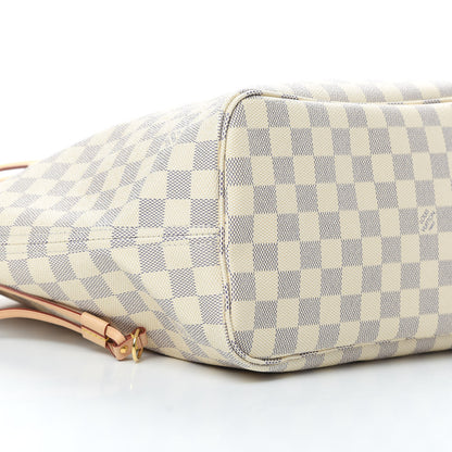 Louis Vuitton Damier Azur Neo Neverfull MM Rose Ballerine 11 of 13