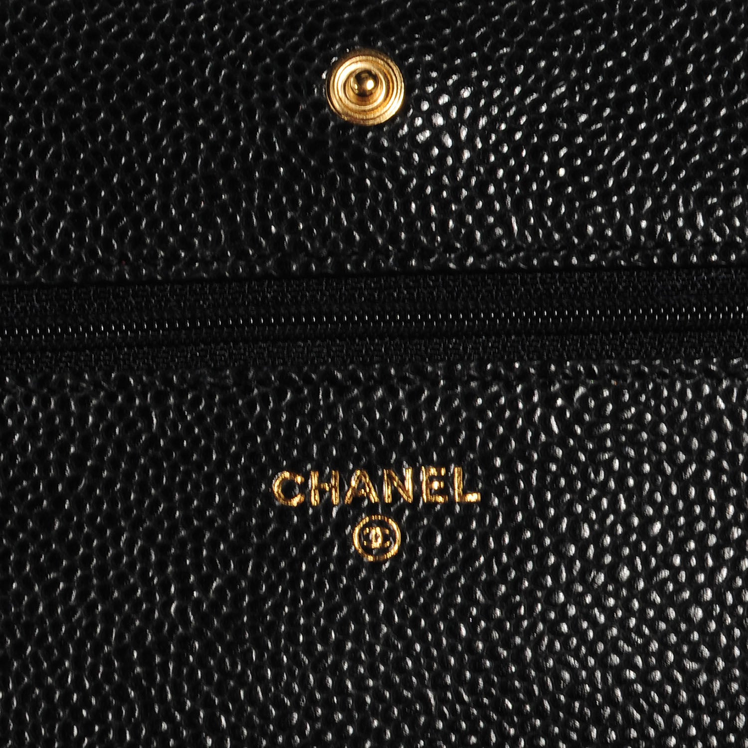 Chanel Caviar Quilted Wallet on Chain Black 6 of 9