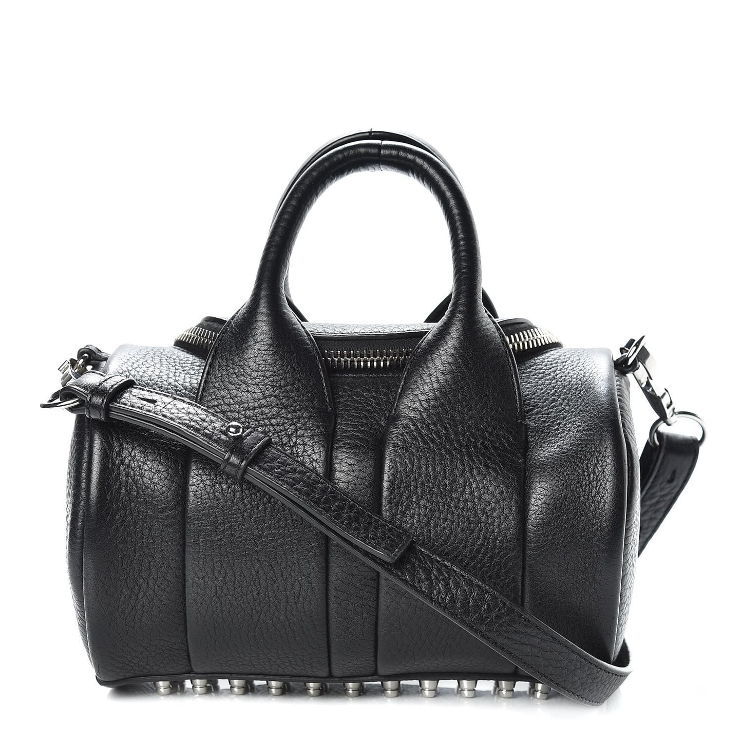 Pebbled Lambskin Mini Rockie Black Rhodium Hardware